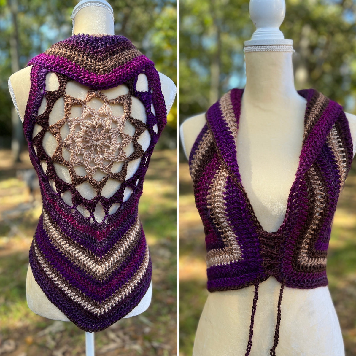 Cosmic Mandala Vest Crochet Pattern Of Mars Crochet