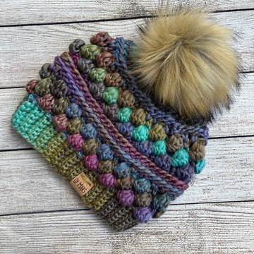 Custom Earthy Wobble Bobble Beanie