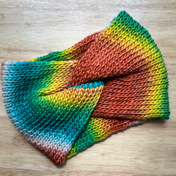 Citrus Twist Knit Headband