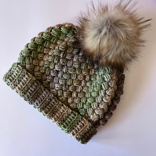 Earthy Puffs-A-Plenty Hat - Adult Large