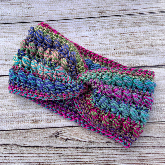 Gumdrop Twist Headband Crochet Pattern