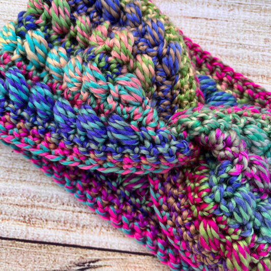 Gumdrop Twist Headband Crochet Pattern