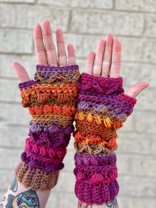 Fable Fingerless Gloves Crochet Pattern