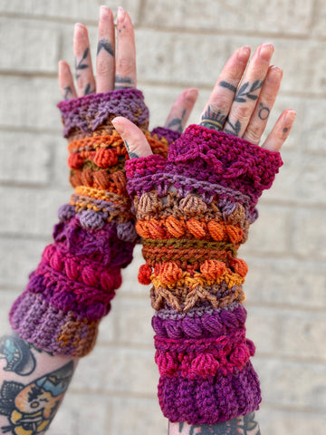 Fable Fingerless Gloves Crochet Pattern