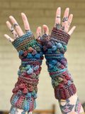 Wobble Bobble Gloves Crochet Pattern