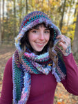 Scrappy Hooded Scarf