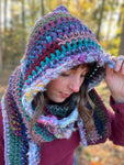 Scrappy Hooded Scarf