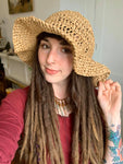 Dixie Raffia Sunhat - Crochet Pattern