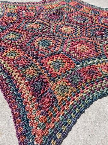 Grannies Gone Wild Crochet Blanket Pattern