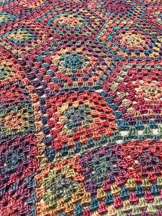 Grannies Gone Wild Crochet Blanket Pattern