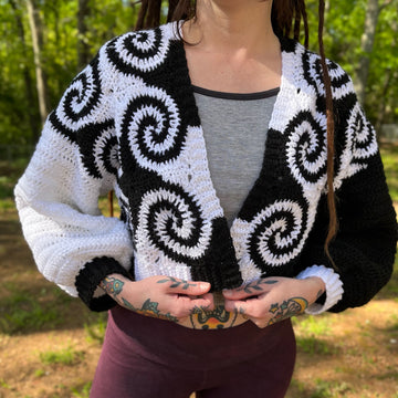 Spiral Out Cardigan Pattern