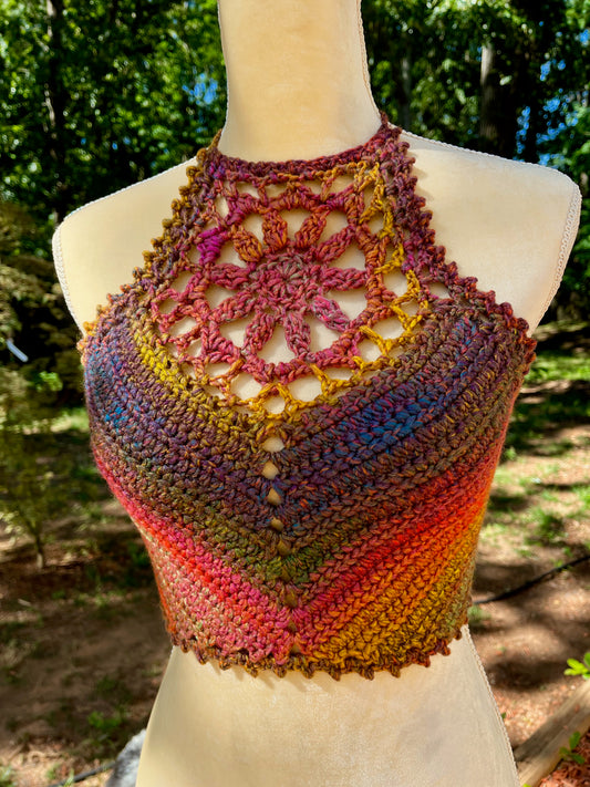 Dahlia Crochet Crop Top Pattern