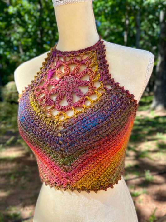 Dahlia Crochet Crop Top Pattern