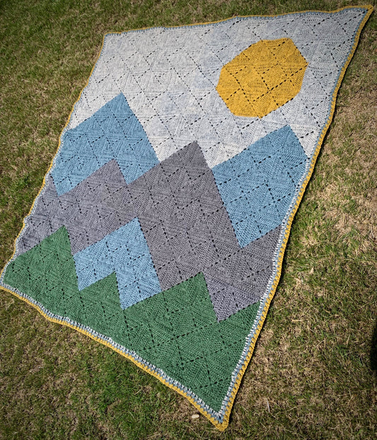 The Mountain Crochet Blanket Pattern