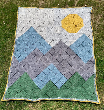 The Mountain Crochet Blanket Pattern