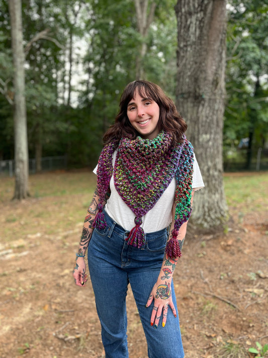 Blue Ridge Bandana Cowl - Crochet Pattern