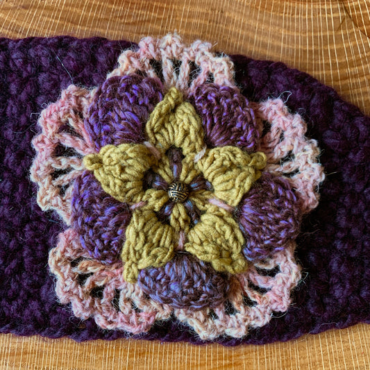 Flower Headband Crochet Pattern