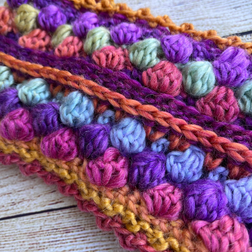 Bead Stitch Narrow Crochet Headband Pattern - CrochetNCrafts