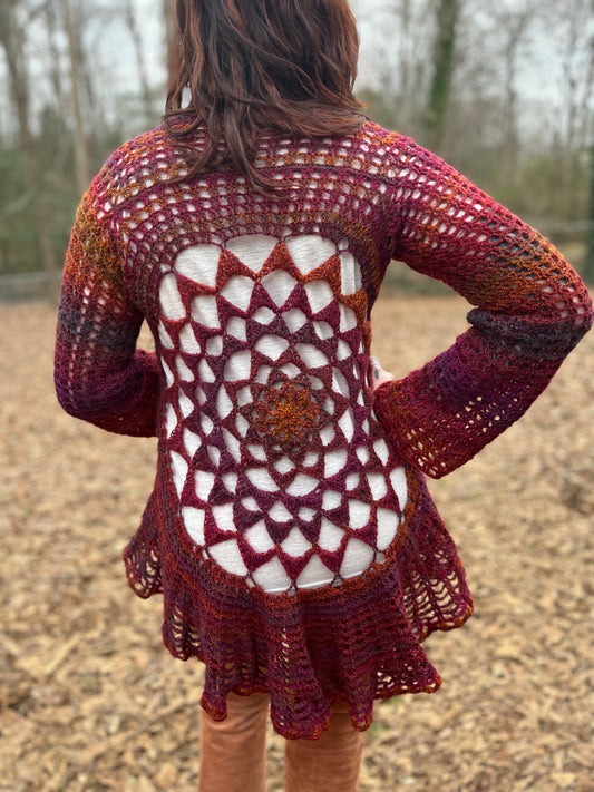 Dahlia Sweater Crochet Pattern