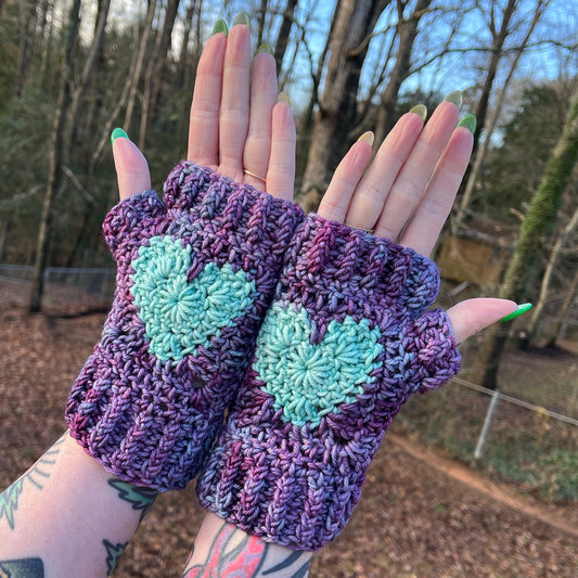 Merino Sweetheart Mitts