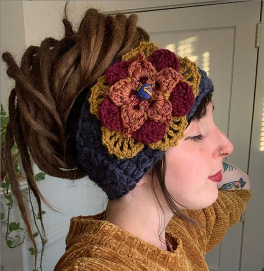 Flower Headband Crochet Pattern