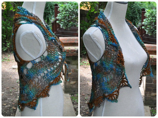 Starflower Mandala Vest - Crochet Pattern