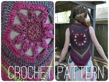 Blossom Mandala Vest - Crochet Pattern